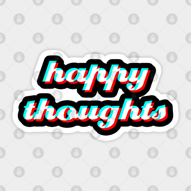 Happy Thoughts Sticker by  magiccatto